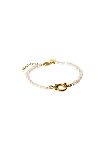 PURELEI Armband Pearl Charm Gold