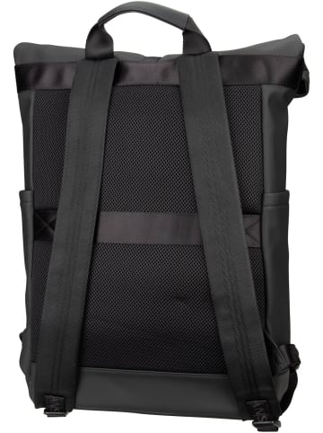 JOOP! Rolltop Rucksack Modica Nuvola Jaron Backpack LVZ in Black