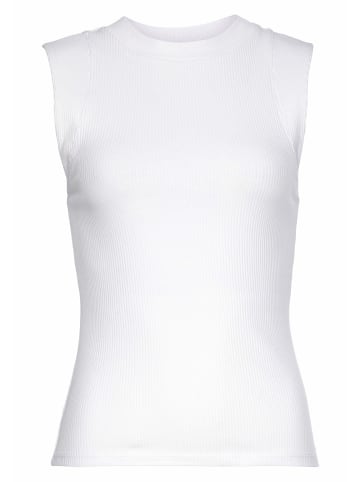 LASCANA Ripptanktop in weiß