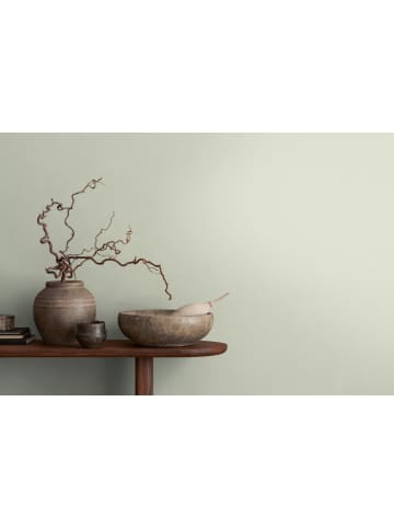 A.S. Création Tapete Fine Weave in Salbeigrün