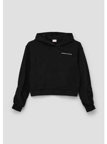 s.Oliver Sweatshirt langarm in Schwarz