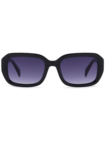 styleBREAKER Retro Sonnenbrille in Schwarz / Grau Verlauf