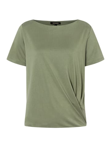 More & More Kurzarmshirt in pale olive green