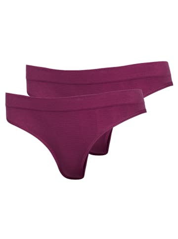 Schiesser Tanga Active Basic in beere