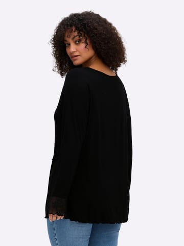 sheego by Joe Browns Langarmshirt in schwarz