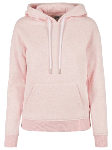 Urban Classics Kapuzenpullover in pink melange