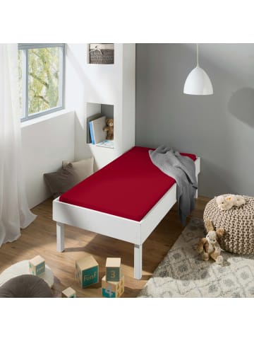 REDBEST Single-Jersey Kinder-Spannbettlaken 2er-Pack San Francisco in bordeaux