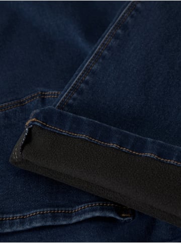 name it Thermojeans Nkfsalli Bootcut Fleece-gefüttert in dark blue denim