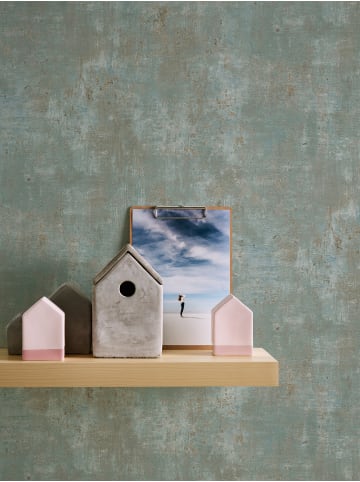 A.S. Création Tapete Urban Concrete in Blau-Grau