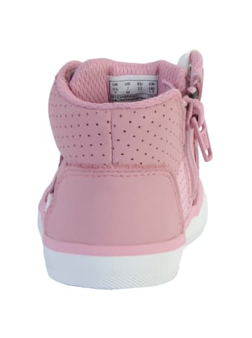 Clarks Hohe Sneaker aus Leder für Kinder „City Flake“ Rose