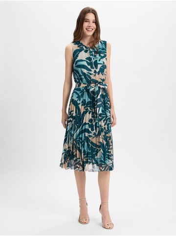 BETTY & CO Kleid in petrol aprikot - 0001