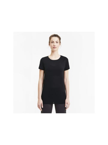 Puma Rundhals T-Shirt für Damen in schwarz