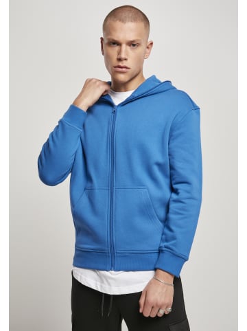 Urban Classics Zip-Kapuzenpullover in sporty blue
