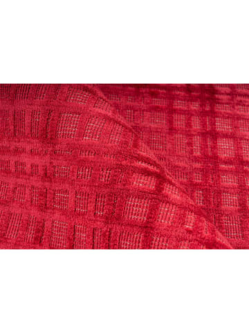 Kayoom Kurzflor Teppich Karma 125 in cherry - rechteckig