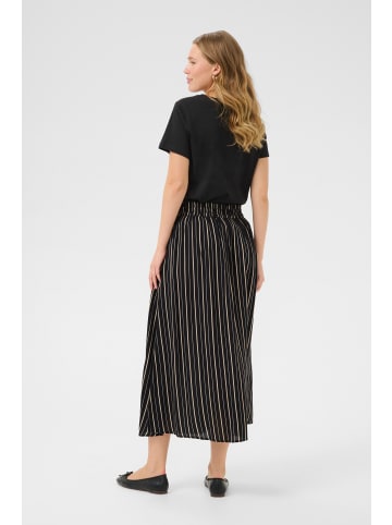 Kaffe Rock BPluna A-shape in Black/Powder Color Stripe