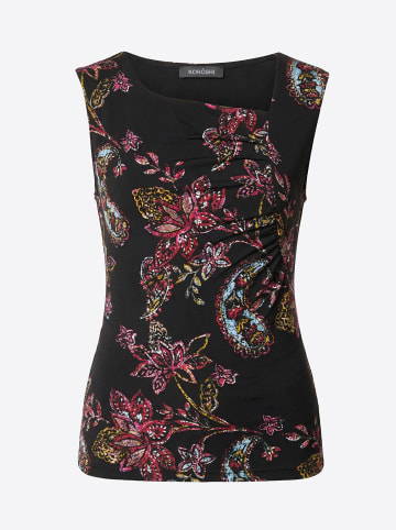 KOROSHI Damen-Tanktop bedruckt in Schwarz