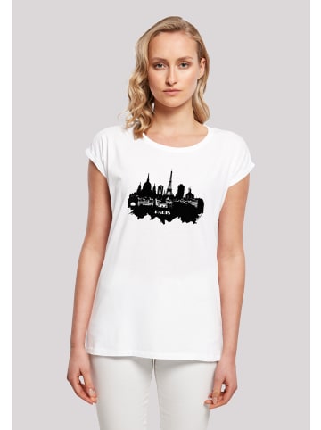 F4NT4STIC T-Shirt PARIS SKYLINE SHORT SLEEVE TEE in weiß