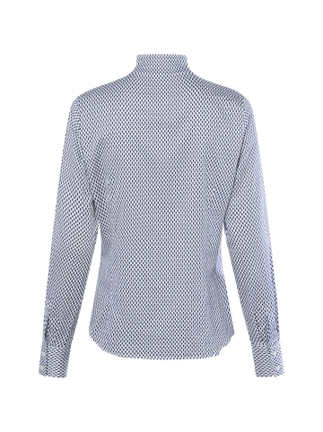 Franco Callegari Bluse in marine weiß - 0111