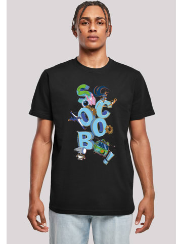 F4NT4STIC T-Shirt Scooby Doo Letters Jumble in schwarz