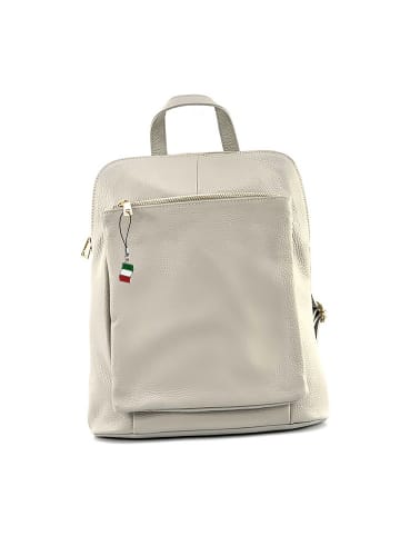 Florence Leder Cityrucksack Florence Rucksack beige ca. 30cm