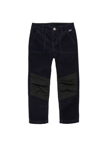 Cordhose mit Robustbesatz in blau