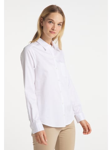 DreiMaster Klassik Damen Hemdbluse in Weiss