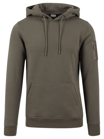 Urban Classics Urban Classics Herren Sweat Bomber Hoody in olive