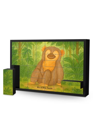 Mr. & Mrs. Panda Adventskalender Affe Design ohne Spruch in Weiß