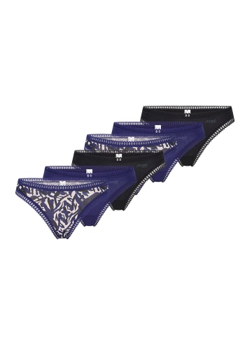 Sloggi String GO Crush in Schwarz / Blau