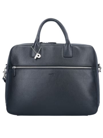 PICARD Milano Aktentasche Leder 42 cm Laptopfach in schwarz