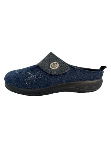 FLY FLOT Hausschuh Pantoffel in blau