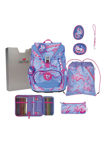 DerDieDas ErgoFlex Light Schulranzen-Set 5-teilig in Magic Unicorn
