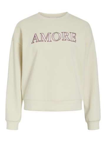Vila Shirt Reflect Love in beige rosa - 0001