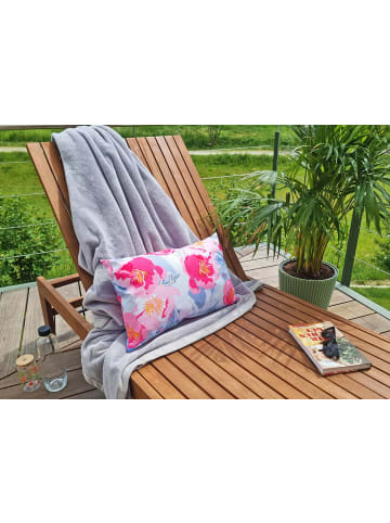 JACK 2er Set Outdoor Kissenhülle 30x50cm Motiv in Wasserblumen