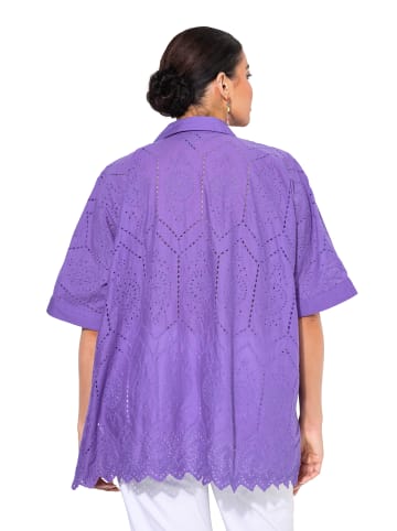 Ulla Popken Hemdbluse in lila