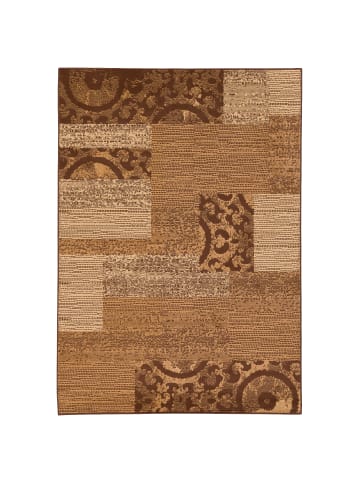 Pergamon Teppich Trendline Patchwork in Beige / Braun