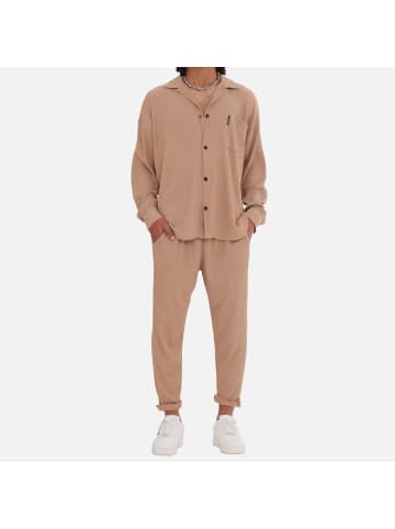 Ossy Homer Set Hemd und Hose in Camel