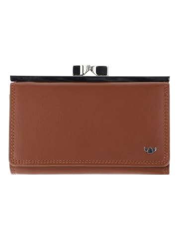 Golden Head Polo Geldbörse RFID Schutz Leder 14 cm cognac