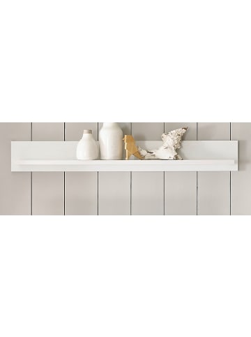 Furn.Design Wandboard weiß Pinie, Landhaus, Wandregal 150 cm