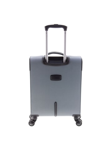 Gladiator 2000 4 Rollen Kabinentrolley 55 cm mit Dehnfalte in grey