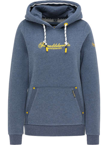 Schmuddelwedda Hoodie - Hamburg Winterhude in Marine Melange