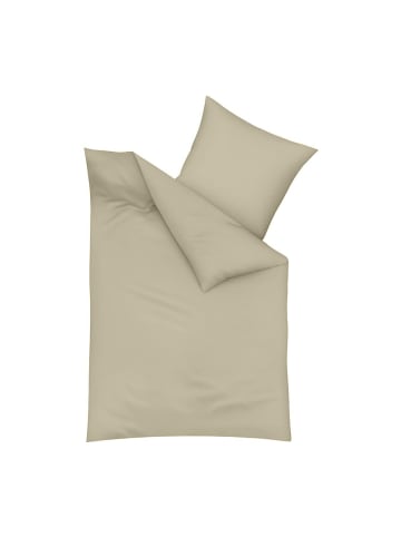 Traumschlaf Bettwäsche Uni Feinbiber in beige