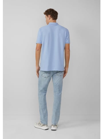 QS Polo-Shirt in 5320_himmelblau