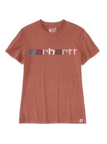 CARHARTT  Graphic T-Shirt in terrakotta