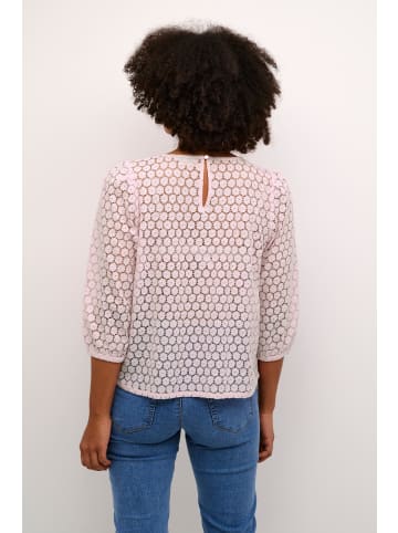 Kaffe Langarm-Bluse KAloren Regular fit in Pink Mist