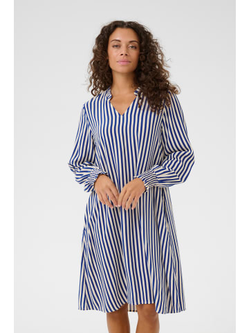 CULTURE Kleid CUdenia Relaxed fit in Mazarine Blue/White Stripe