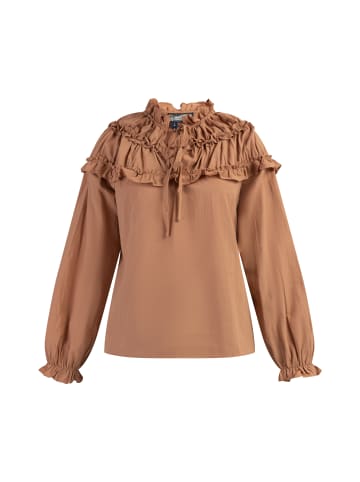 DreiMaster Vintage Damen Bluse in Hellrost