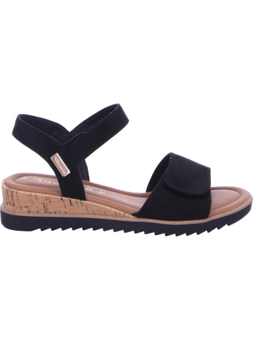 Tamaris Keilsandalette in schwarz