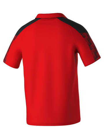 erima Poloshirt in rot/schwarz