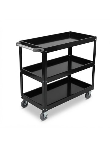 Werkstattwagen in Schwarz - (B)78 x (H)76 x (T)35 cm